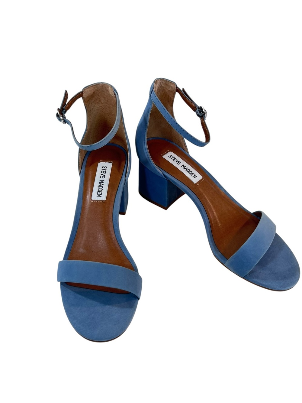 Steve Madden Irene Ankle Strap Sandals Womens Size 7.5 New Heel Height 2”